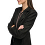 Women's Fuaux-Suede Long-Sleeve Topper Jacket