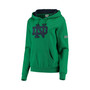 Women's Kelly Green Notre Dame Fighting Irish Big Logo Pullover Hoodie
