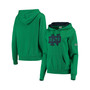 Women's Kelly Green Notre Dame Fighting Irish Big Logo Pullover Hoodie