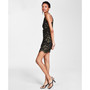 Women's Lace Keyhole Halter Sheath Dress