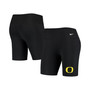 Women's Black Oregon Ducks Biker Performance Shorts