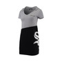 Women's Heathered Gray, Black Chicago White Sox Hoodie Dress