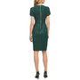 Petite Faux-Suede Tulip-Sleeve Sheath Dress