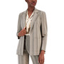 Women's Open-Front Knit Chevron Blazer