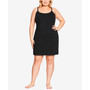 Plus Size Cotton Knit Essential Slip Dress