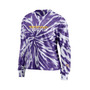 Women's Purple LSU Tigers Tie-Dye Long Sleeve T-shirt
