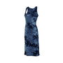 Women's College Navy Seattle Seahawks Tie-Dye Tank Top Dress