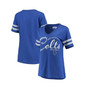 Women's Royal Indianapolis Colts Triple Play V-Neck T-shirt