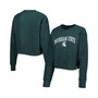 Women's Green Michigan State Spartans Classic Campus Corded Timber Sweatshirt