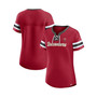 Women's Branded Red Tampa Bay Buccaneers Original State Lace-Up T-shirt