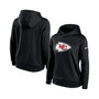 Women's Black Kansas City Chiefs Performance Pullover Hoodie