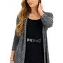 3/4-sleeve Belted Jacket Dress