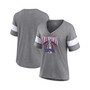 Women's Branded Heathered Gray Colorado Avalanche 2022 Stanley Cup Champions Banner V-Neck Triblend T-shirt