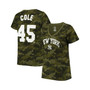 Women's Gerrit Cole Camo New York Yankees Player V-Neck T-shirt