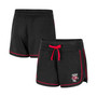 Women's Black Wisconsin Badgers Lil Sebastian Tri-Blend Shorts