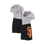 Women's Heathered Gray, Black San Francisco Giants Hoodie Dress
