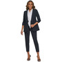 Women's Ruched-Sleeve Open-Front Blazer