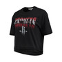 Women's Black Houston Rockets Gradient Crop Top