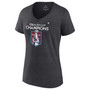 Branded Women's Heather Charcoal Colorado Avalanche 2022 Stanley Cup Champions Locker Room V-Neck T-Shirt