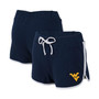 Women's Navy West Virginia Mountaineers Relay French Terry Shorts