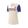 Women's White New England Patriots Kick Start V-Neck T-shirt