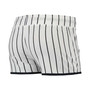 Women's White Colorado Rockies Vigor Pinstripe Sleep Short