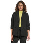 Women's One-Button Ruched-Sleeve Jacket