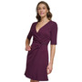 Women's Side-Knot V-Neck Sheath Dress