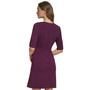 Women's Side-Knot V-Neck Sheath Dress