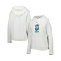 Women's White Brazil National Team Varsity Raglan Tri-Blend Pullover Hoodie