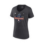 Women's Branded Heather Charcoal Houston Astros 2022 World Series Champions Locker Room Short Sleeve V-Neck T-shirt