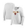 Women's White Chicago Bears Victory V-Neck Pullover Sweatshirt