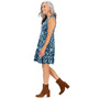 Petite Sleeveless Floral-Print Flip Flop Dress, Created for Macy's