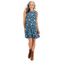Petite Sleeveless Floral-Print Flip Flop Dress, Created for Macy's