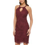 Women's Lace Keyhole Sheath Dress