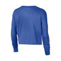 Women's Royal Florida Gators 2-Hit Cropped Long Sleeve T-shirt