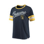 Women's '47 Navy Milwaukee Brewers Dani T-shirt