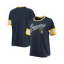 Women's '47 Navy Milwaukee Brewers Dani T-shirt
