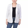 Women's 3/4 Sleeve Scuba Crepe Jacket