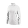 Women's White Seattle Seahawks Long Sleeve Tri-Blend Turtleneck T-shirt
