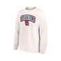 Women's Branded Cream St. Louis Cardinals Leopard Pullover Sweatshirt