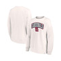Women's Branded Cream St. Louis Cardinals Leopard Pullover Sweatshirt