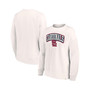 Women's Branded Cream St. Louis Cardinals Leopard Pullover Sweatshirt