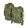 Women's Camo Miami Dolphins Raglan Full-Zip Hoodie