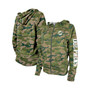 Women's Camo Miami Dolphins Raglan Full-Zip Hoodie