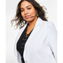 Plus Size Puff-Sleeve Blazer, Created for Macy's