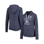 Women's Navy New York Yankees Training Camp Tri-Blend Full-Zip Hoodie