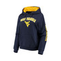 Women's Navy West Virginia Mountaineers Loud and Proud Pullover Hoodie
