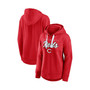 Women's Branded Heathered Red Cincinnati Reds Set to Fly Pullover Hoodie