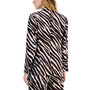 Women's Animal-Print Double-Button Peak-Lapel Blazer